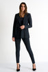 Shan Sofia Structured 3D jersey blazer