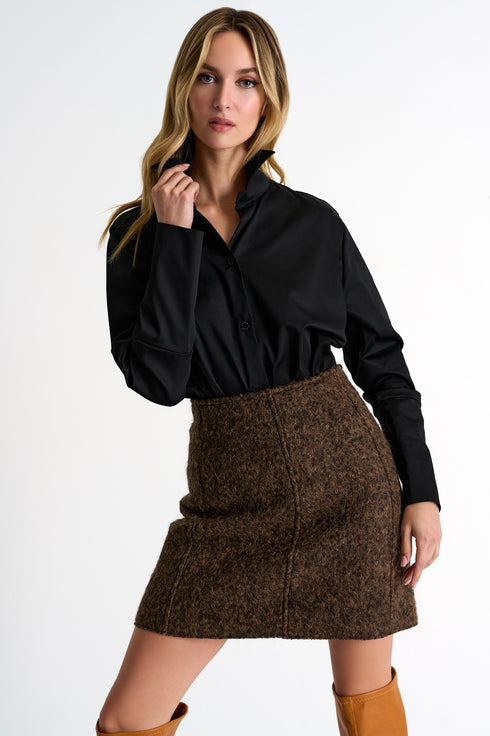 Shan Margot High waist wool skirt