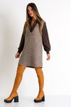 Shan Margot Sleeveless wool dress