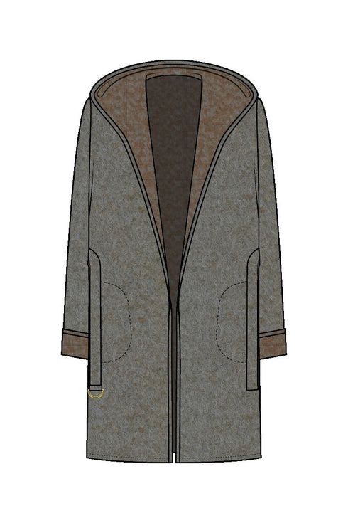 Shan Margot Oversized wool coat