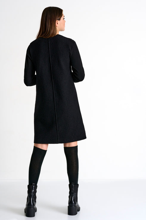 Shan Margot Sleeveless wool dress