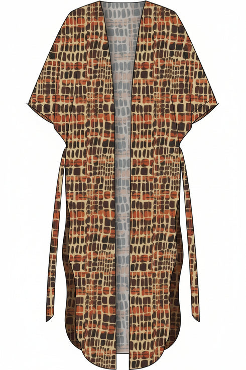 Shan Soie Long silk kimono