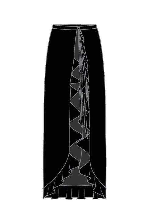 Shan Lycra Ready-to-wear - Long Skirt