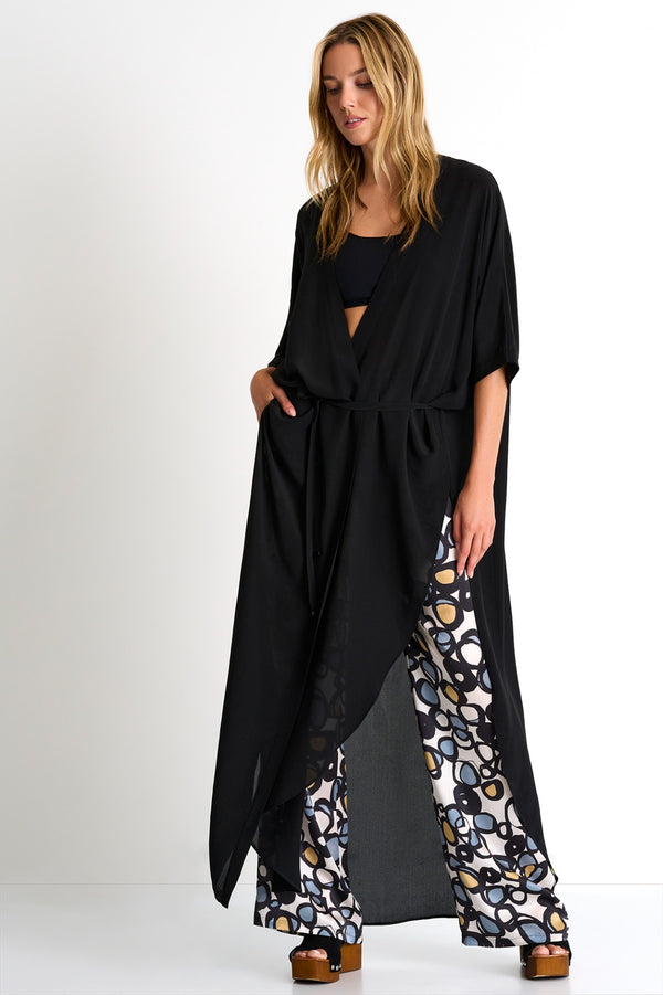 Shan Soie Long silk kimono