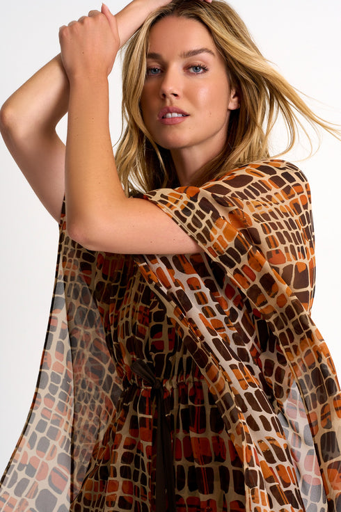 Shan Soie Silk kaftan