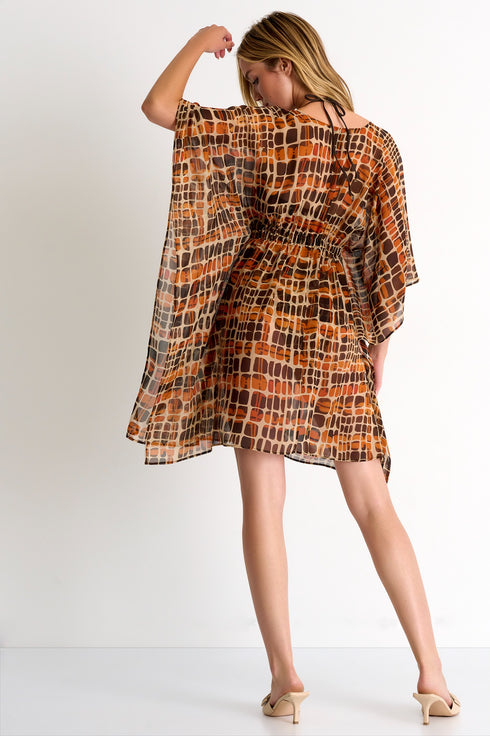 Shan Soie Silk kaftan