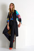 Shan Gaby Cinch waist long vest