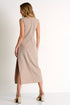 Shan Sofia Elegant sleeveless maxi dress