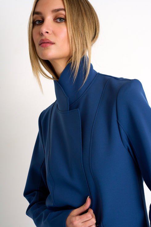 Shan Sofia Structured 3D jersey blazer