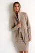 Shan Sofia Structured 3D jersey blazer