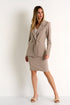 Shan Sofia Structured 3D jersey blazer