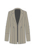Shan Sofia Structured 3D jersey blazer