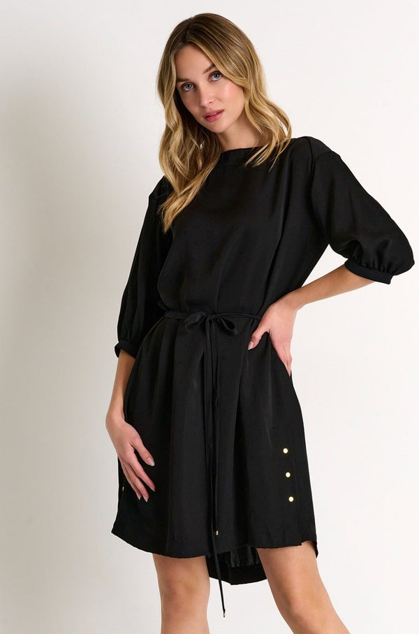 Elegant Shan Dress - 52328-68-800 02 / 800 Caviar / 63% VISCOSE, 37% ACETATE