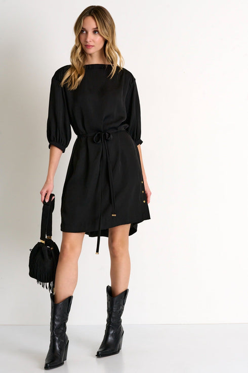 Elegant Shan Dress - 52328-68-800 02 / 800 Caviar / 63% VISCOSE, 37% ACETATE