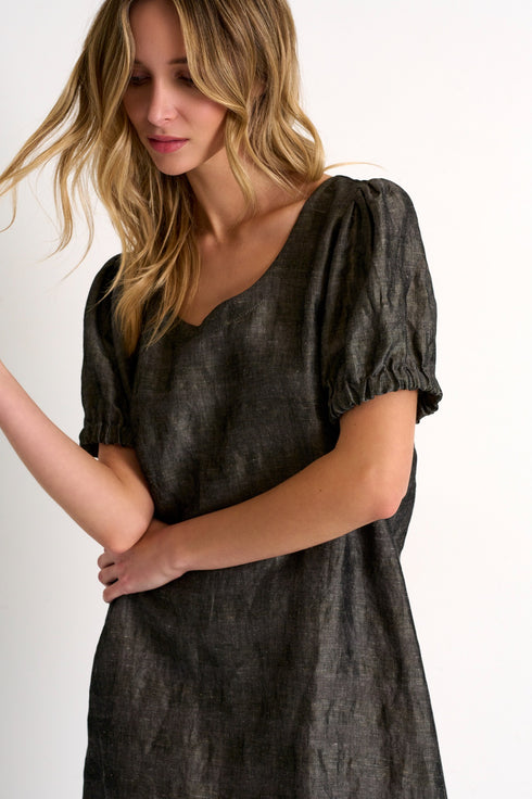 Shan Angèle Puff sleeve dress