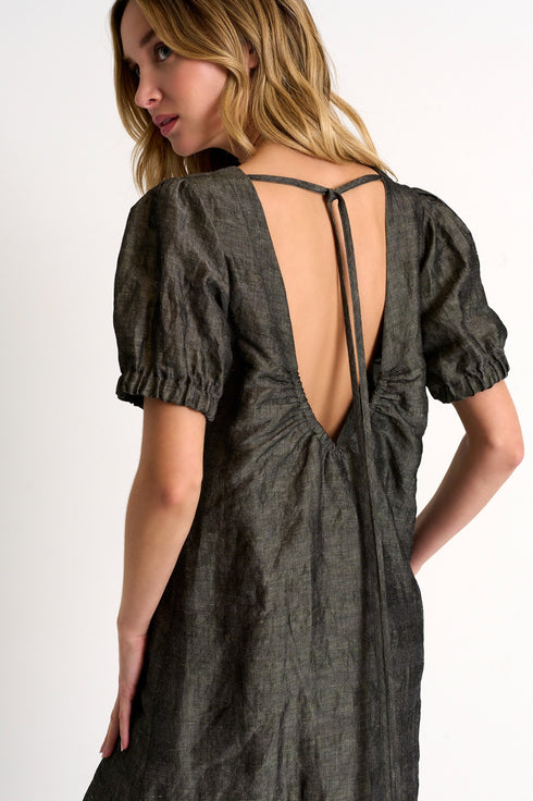 Shan Angèle Puff sleeve dress