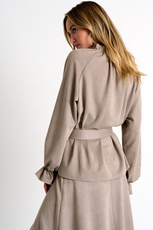 Shan Kate Ruffle detail blouse