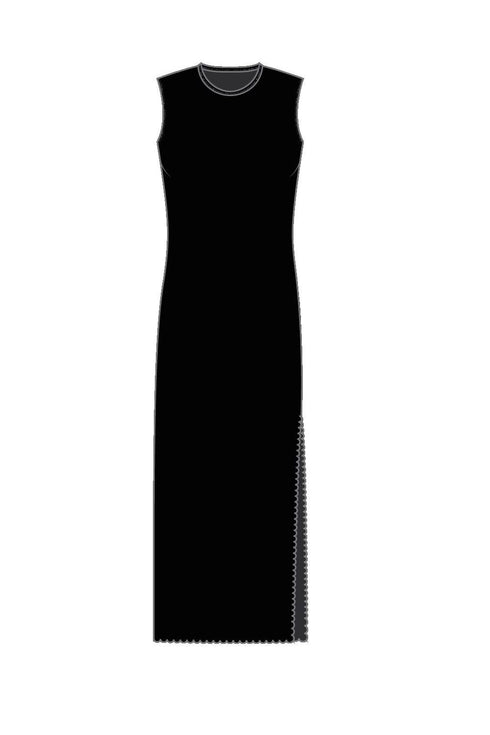 Shan Sofia Elegant sleeveless maxi dress