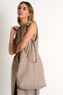 Shan Soft vegan suede bag