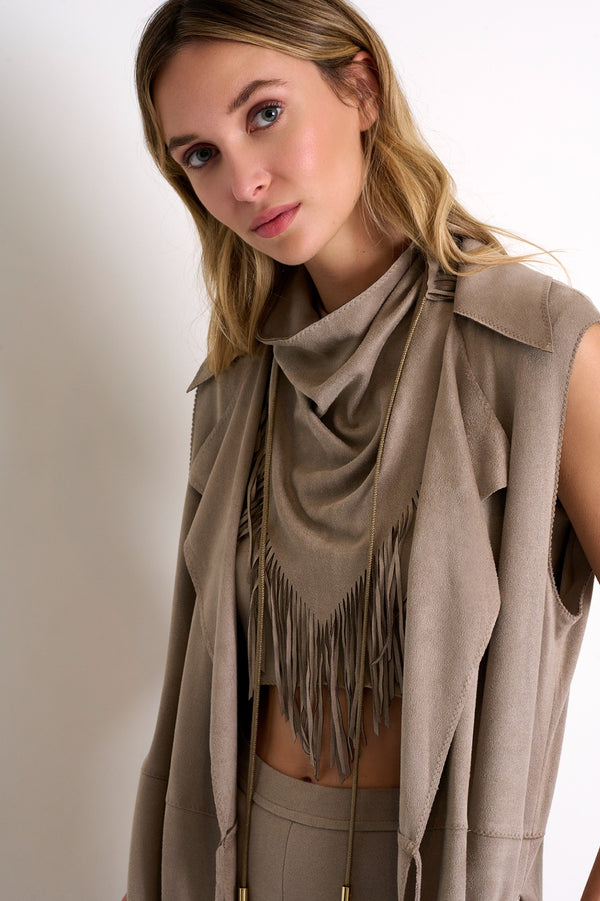 Shan Kate Fringe scarf