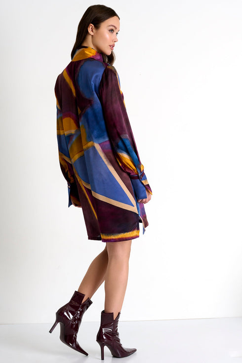 Delicate Silk Dress - 52351-66-950 02 / 950 Ophélie / 100% SILK