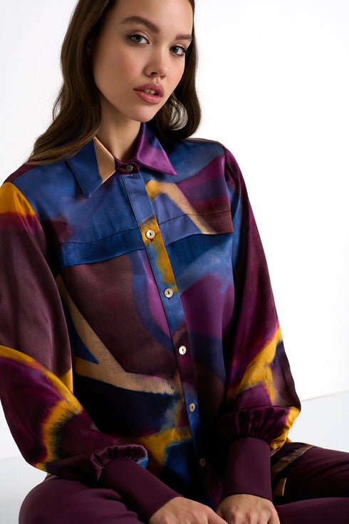 Classic Silk Blouse - 52351-82-950 02 / 950 Ophélie / 100% SILK