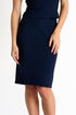 Pencil Skirt - 52367-46-550 02 / 550 Navy / 75% POLYAMIDE, 25% ELASTANE