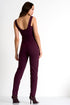 Straight Fit Trouser - 52367-51-400 02 / 400 Burgundy / 75% POLYAMIDE, 25% ELASTANE