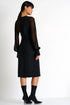 Shan Sofia Sheer Sleeve Elegant Dress