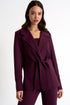 Structured 3D Jersey Blazer - 52367-78-400 02 / 400 Burgundy / 75% POLYAMIDE, 25% ELASTANE