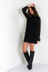 Shan Mesh turtleneck dress
