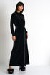 Shan Elegant maxi velvet dress