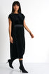 Shan Scarlett Sleeveless maxi velvet dress