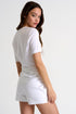 V-Neck Top - 52484-91-000 02 / 000 White / 90% TENCEL 10% ELASTANE