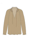 Shan Naomi Long sleeve sheer blouse