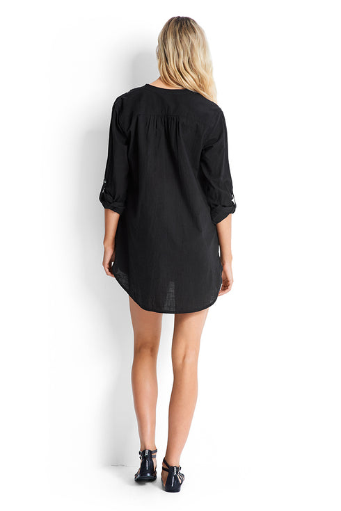 Seafolly Beach Basics BOYFRIEND BEACH SHIRT