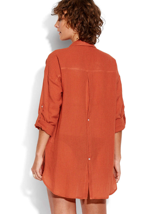 Seafolly Las Palmas Classic Beach Shirt