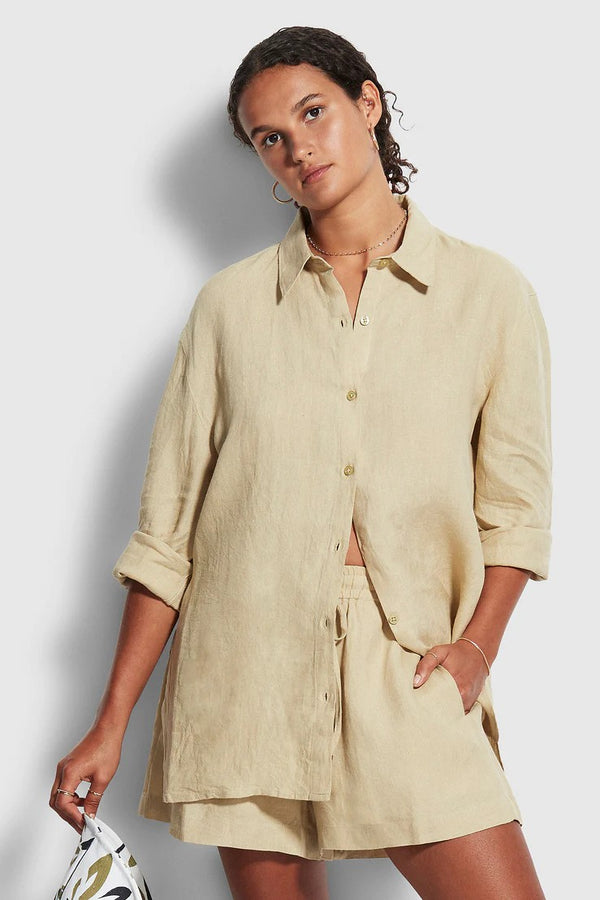 Seafolly SEAFOLLY BEACH EDIT LINEN SHIRT