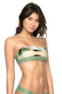PQ Swim Sage COLOR BLOCK BANDEAU