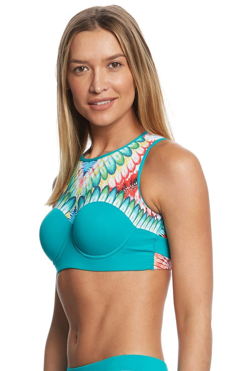 Luli Fama Wild Heart Structured Sports Bra