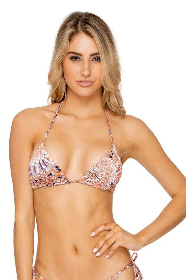 Luli Fama La Reina Del Sur SEAMLESS TRIANGLE TOP