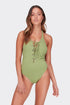 Seafolly Active Lace-Up Halter One Piece