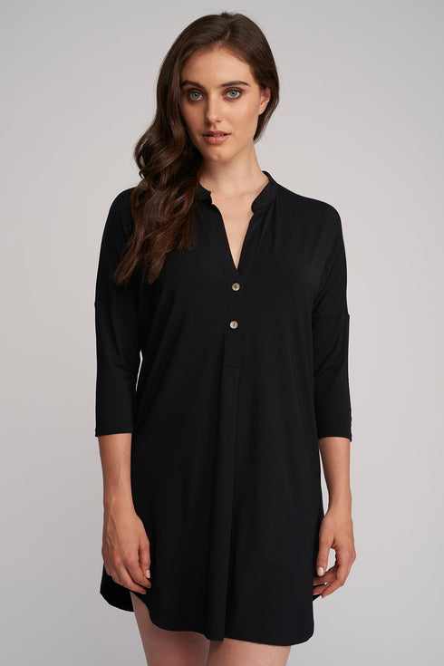 Fleur't Essentials Dolman 3/4 Sleeve Nightshirt