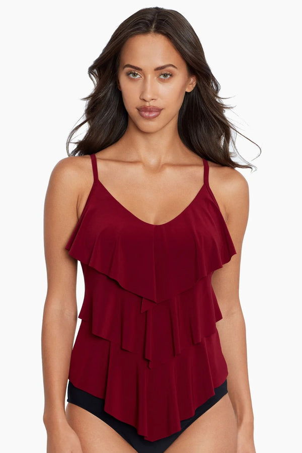 MagicSuit Solids Rita Tankini Top