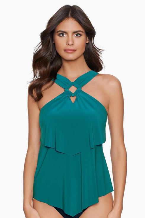 MagicSuit Square Cut Separate Missy Tankini Top