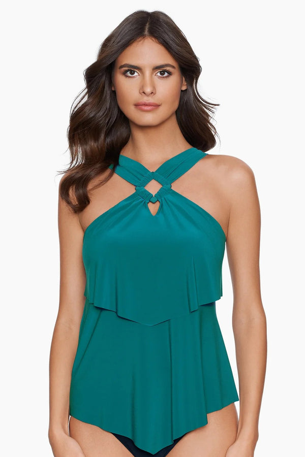 MagicSuit Square Cut Separate Missy Tankini Top