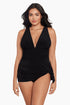 MagicSuit Solids Plus Size Celine Swim Dress