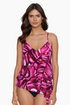 MagicSuit Pink Palmas Separate Missy Tankini Top