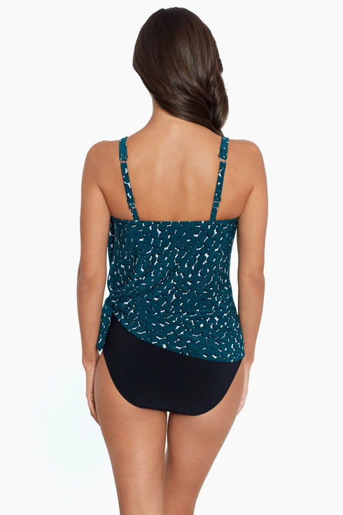 MagicSuit Shadow Dot Separate Missy Tankini Top