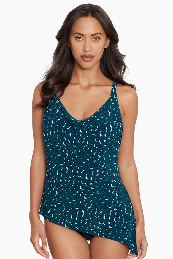 MagicSuit Shadow Dot Separate Missy Tankini Top